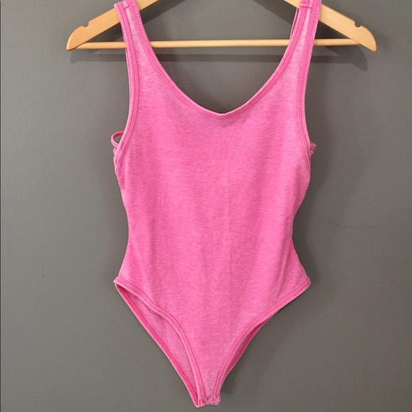Forever21 NWT Pink Bodysuit - Picture 1 of 2